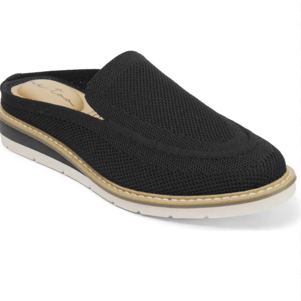 Me Too Mesh Mule Shoes Comfort Memory Foam Women's Black Size US 8.5 M